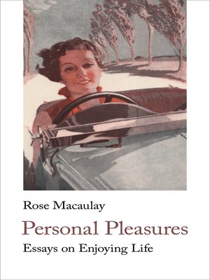 cover image of Personal Pleasures